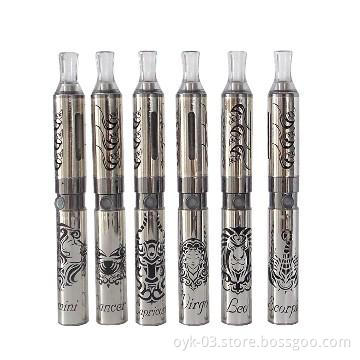 Fashionable battery with 12 constellation electronic cigarette